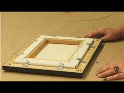 How To Put A Canvas In A Picture Frame