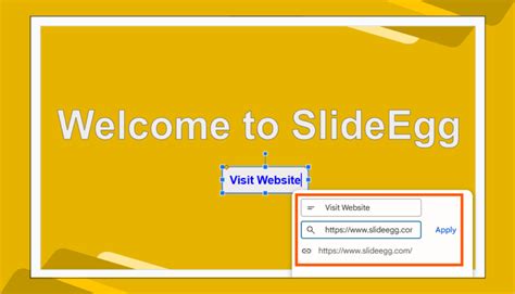 how to put a clickable link in google slides