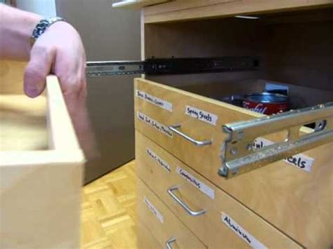how to put a drawer back on track