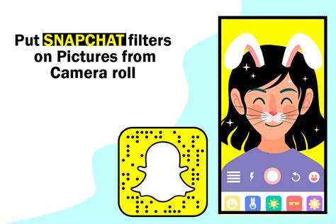 how to put a filter on snapchat from camera roll