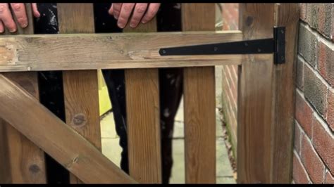 How To Put A Gate In A Brick Wall