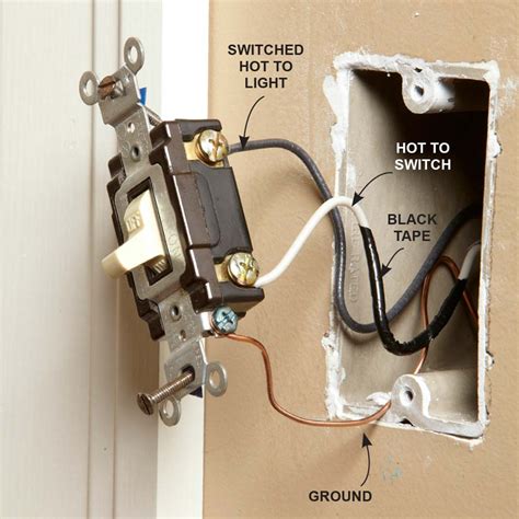 How To Put A Light Switch In A Wall