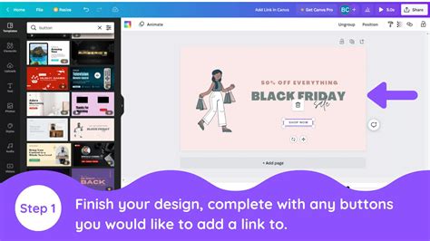how to put a link on canva slides