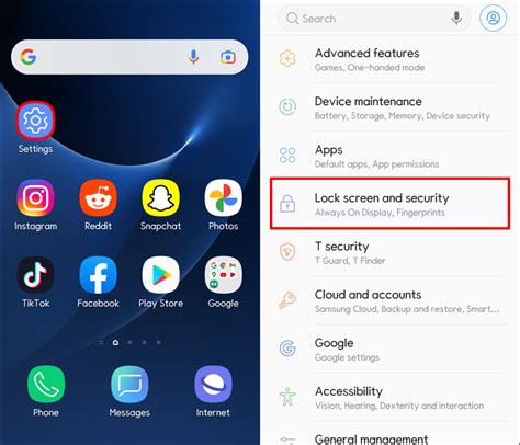 how to put a passcode on an app samsung