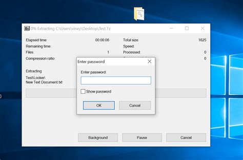 How To Put A Password In A Zip Folder
