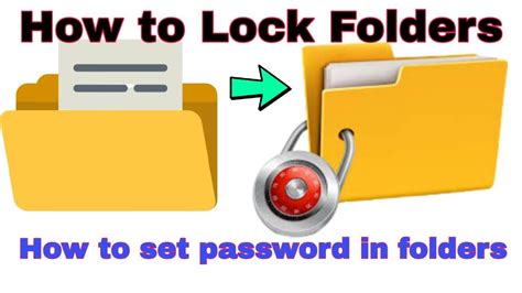 how to put a password on a folder windows 10 without software