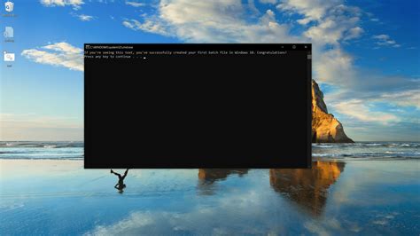 how to put a pause in a windows batch file