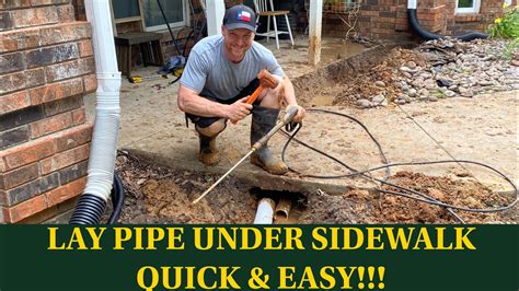 How To Put A Pipe Under A Path