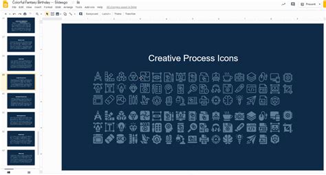 how to put a slidesgo template on google slides