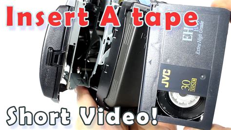 How To Put A Tape In A Camcorder