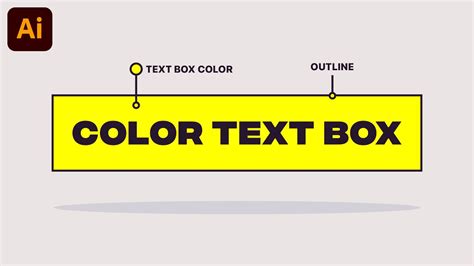 how to put a text box in illustrator