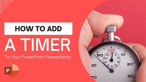 how to put a timer on your powerpoint slides