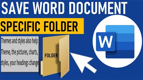 How To Put A Word Doc In A Folder
