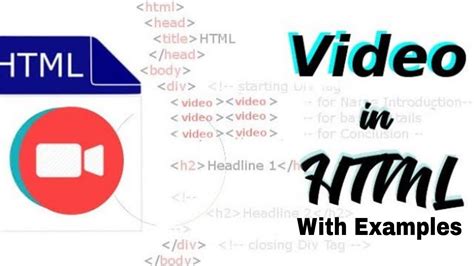 how to put a youtube video in html notepad