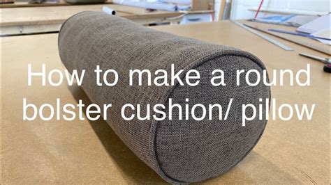 How To Put A Zipper In A Round Cushion