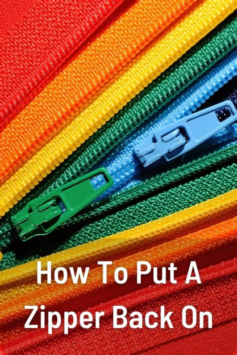 How To Put A Zipper Pull Back On An Invisible Zipper