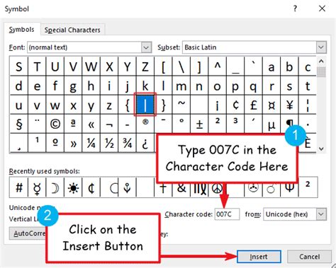 how to put absolute value symbol in google docs