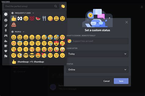 how to put activity status on discord