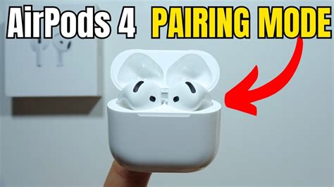 how to put airpods in pairing mode without button on case
