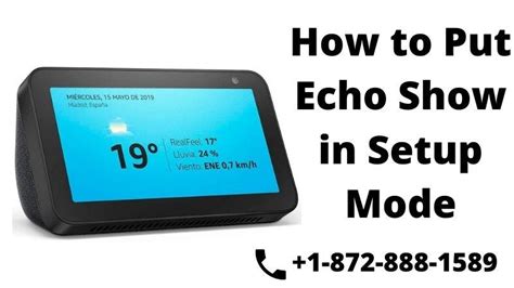 How To Put Amazon Echo Show In Setup Mode