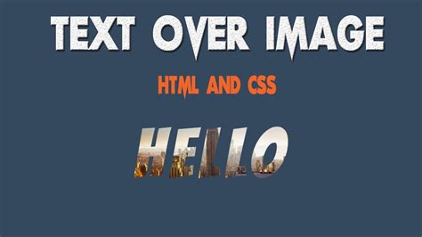 how to put an image behind text in html css