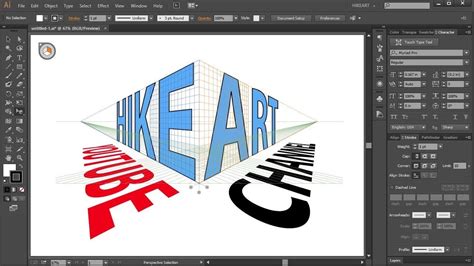 how to put an image in perspective in illustrator