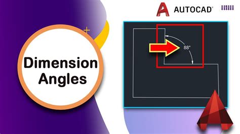 How To Put Angle Dimension In Autocad