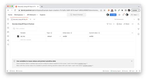 how to put api key in postman