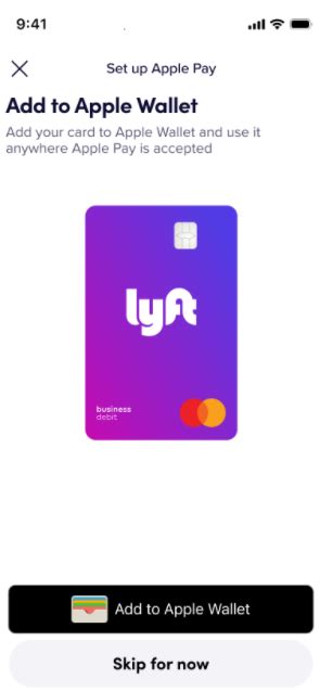 how to put apple pay on lyft
