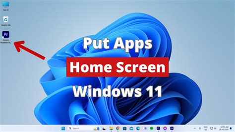 how to put apps on home screen windows 12