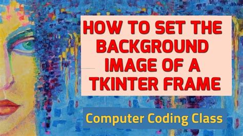 how to put background image in python tkinter