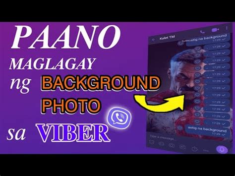 How To Put Background Image In Viber