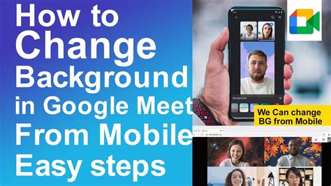how to change background in google meet android ll How To