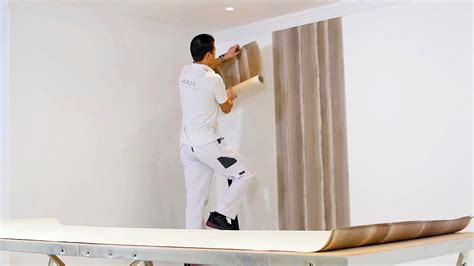 how to put backing paper on walls