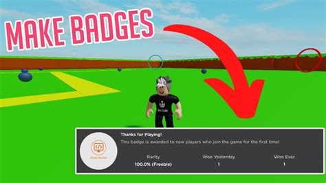 How To Put Badges In Your Roblox Game