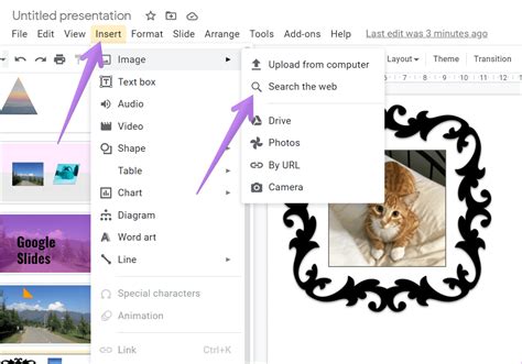 how to put border around image in google slides