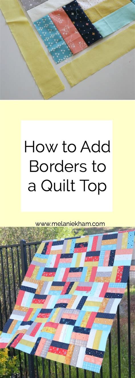 How To Put Border On Patchwork Quilt
