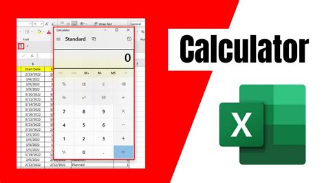 how to put calculator in excel