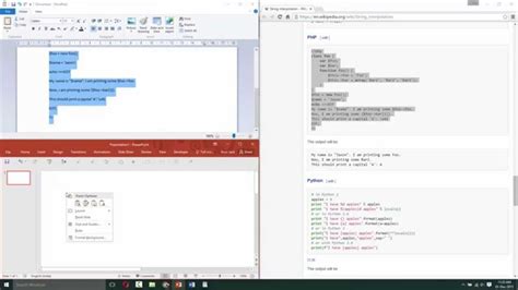 how to put code in powerpoint