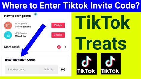 how to put code in tiktok