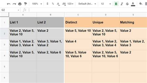 how to put comma separated values in google sheets