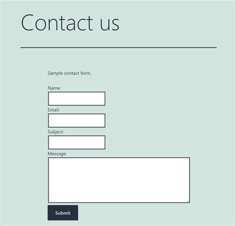 how to put contact form in wordpress