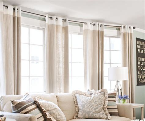 How To Put Curtains On 3 Windows In A Row