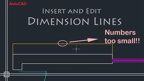 How To Put Dimension Line In Autocad