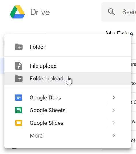 how to put documents in a folder on google drive