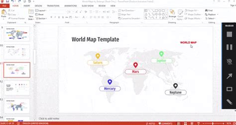 how to put dots on a map in powerpoint
