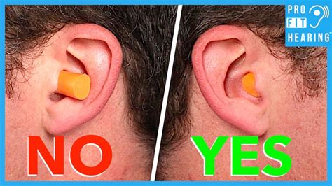 how to put earplugs in correctly