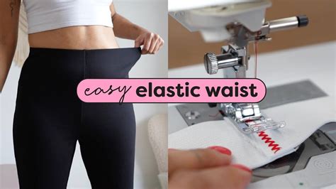 How To Put Elastic In Clothes