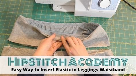 How To Put Elastic In Leggings