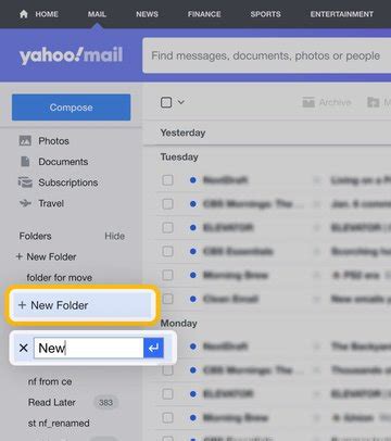 How To Put Emails Into A Folder In Yahoo